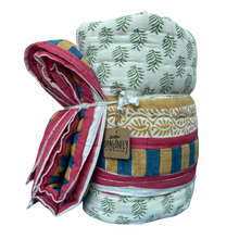 Load image into Gallery viewer, Lotus Gate Quilt red