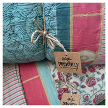 Carica l'immagine nel visualizzatore di Gallery, Trapunta puro cotone reversibile Pompeian Ginkgo&Flowers