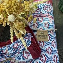 Carica l'immagine nel visualizzatore di Gallery, Telo decorativo cotone New Redblue