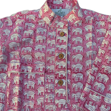 Load image into Gallery viewer, Pink elephants kid's pajamas and dress
