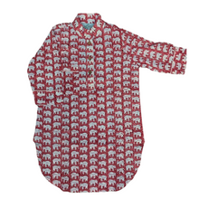 Carica l'immagine nel visualizzatore di Gallery, Pigiama e scamiciato bambini Elefanti Rosso