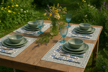Load image into Gallery viewer, Iris tablecloth and placemats
