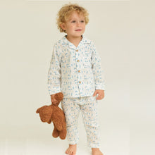 Carica l'immagine nel visualizzatore di Gallery, Pigiama bambino fish&amp;bubbles celeste
